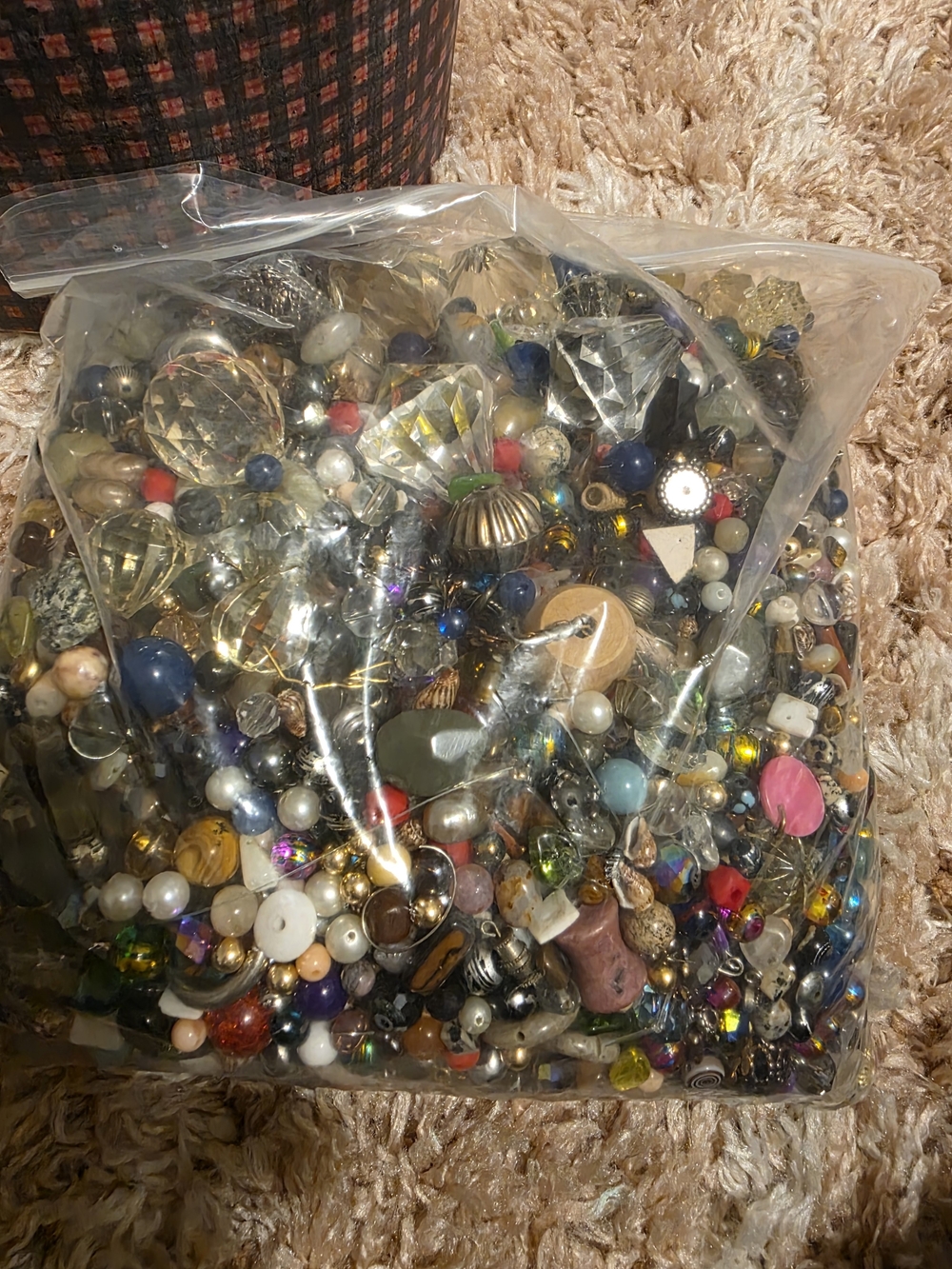 Mixed Multi-Color Bead Assortment Necklace/Bracelet Supplies - Picture 3 of 10